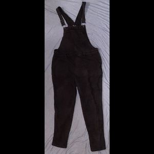 Black Denim Overalls No Boundaries brand